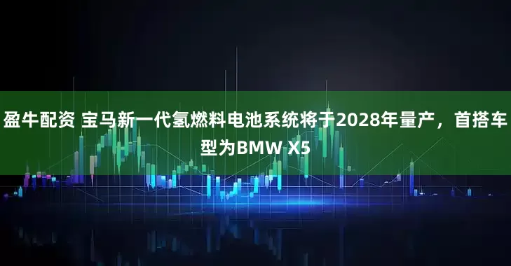 盈牛配资 宝马新一代氢燃料电池系统将于2028年量产，首搭车型为BMW X5